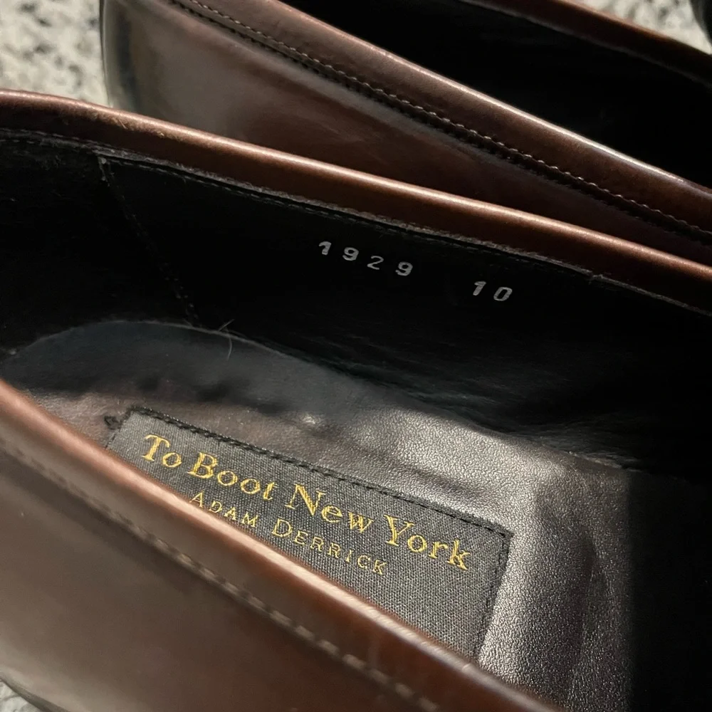 To Boot New York Loafers Brown Made in Italy - Picture 2 of 7